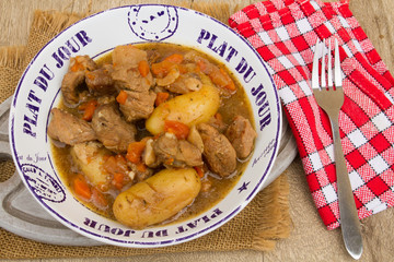 fricassée de porc