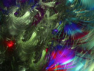 Fototapeta na wymiar Abstract fractal background 3D rendering