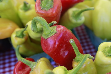 Peppers for sale at the Farmers Market