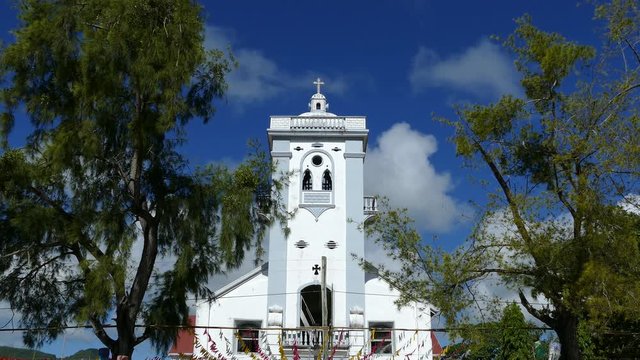 Santo Nino de Anda Parish Church in anda bohol the Philippines