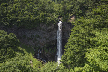 Kegon waterfall located in National Park at nikko, japan.