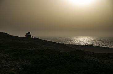 Sunset in Bordeira, Portugal