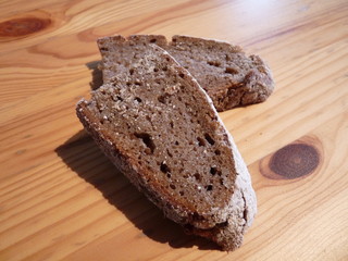 sliced Rye Sourdough Bread