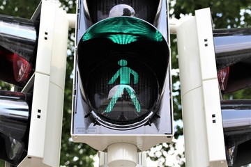 An image of a pedestrian traffic light