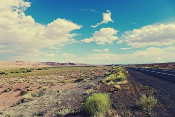 road through painted desert