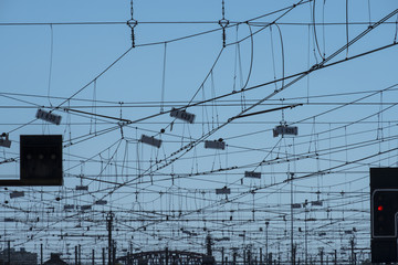 Railway overhead cables 03