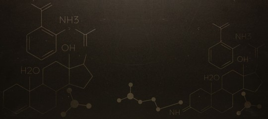 Composite image of composite image of chemical structure