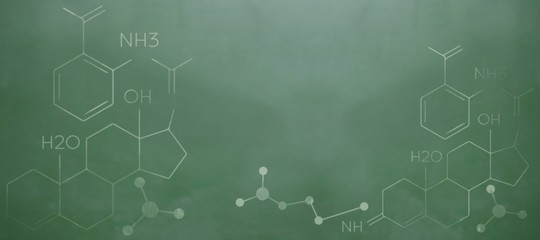 Composite image of composite image of chemical structure