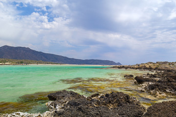 Elafonissi beach on Crete, Greece