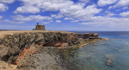 Fototapeta na wymiar Castillo del Aguila in Lanzarote