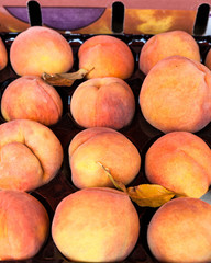 Yellow peaches