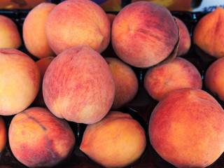 Fototapeta na wymiar Yellow peaches