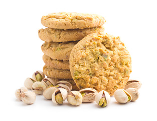 Sweet pistachio cookies and nuts.