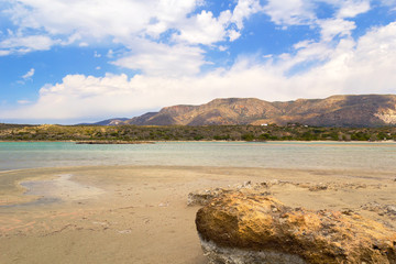 Elafonissi beach on Crete, Greece