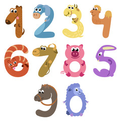 Numbers like farm animals