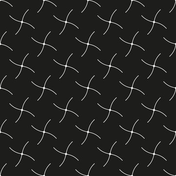 Abstract simetric crosses as seamless pattern
