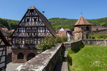 Fototapeta na wymiar Dörrenbach in der Pfalz