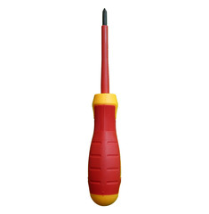 Red Screwdriver Isolated