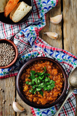 Cabbage Lentil stew