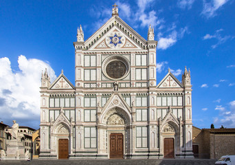 Fototapeta na wymiar The Basilica di Santa Croce, Florence, Italy