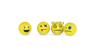 Smileys werden ausgelacht