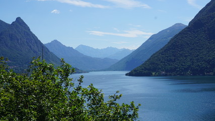 Luganer See, Blick nach Porlezza