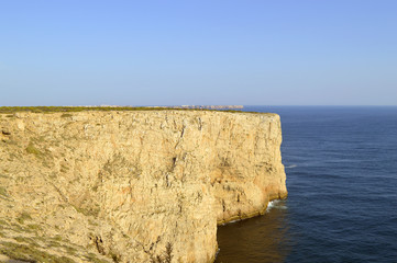 Cape St. Vincent cliffs on the Algarve coast