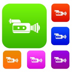 Retro camera set collection