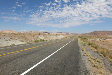Road to Moab in Utah. United States