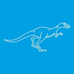 Velyciraptor icon, outline style