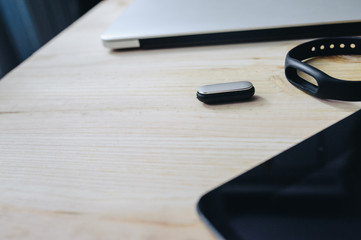 Laptops, tablets, fitnes tracker and mobile phones.
