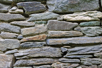 Fieldstone wall
