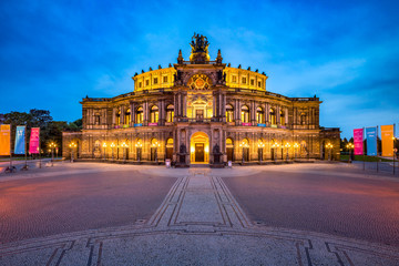 Semperoper in Dresden, Sachsen, Deutschland