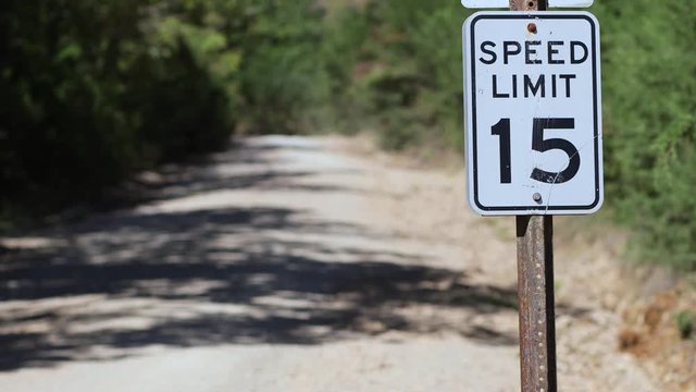 Speed Limit Sign 15 MPH