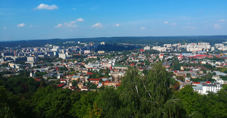 Naklejka premium Lviv cityscape
