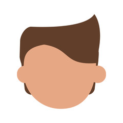 faceless man avatar icon image vector illustration design