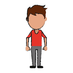 man avatar icon image vector illustration design