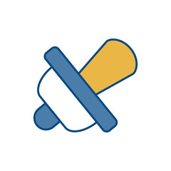 baby pacifier icon