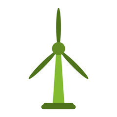 wind turbine eco friendly icon image vector illustration design