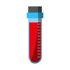 test tube healthcare related icon image vector illustration design