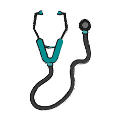 stethoscope or phonendoscope healthcare related icon image vector illustration design