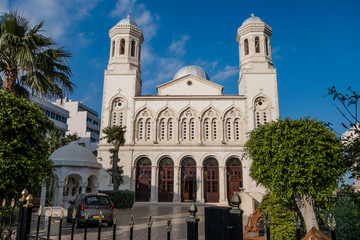 Fototapeta na wymiar Cathedral of Agia-Napa in Limassol, Cyprus