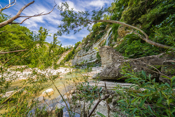 breathtaking waterfalls in Italy
