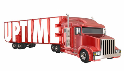 Uptime Truck Available Work Perform Potential 3d Illustration