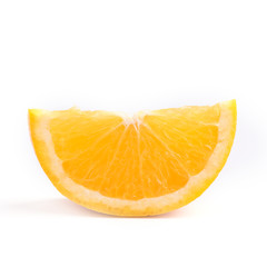 Orange fruit isolated on white background