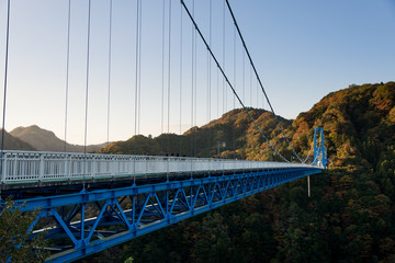 秋の竜神大吊橋