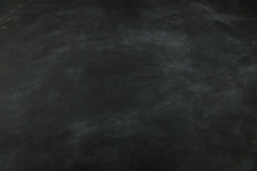 empty black chalkboard background for design