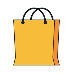 shopping bag icon image vector illustration design 