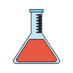 test tube icon image vector illustration design 