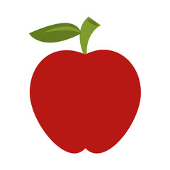 apple fruit icon image vector illustration design 